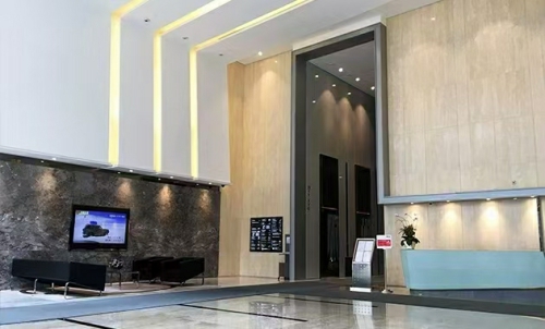 Hong Kong office lobby interior
